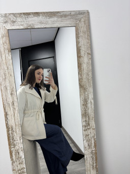 GABARDINA CORTA BEYGE
