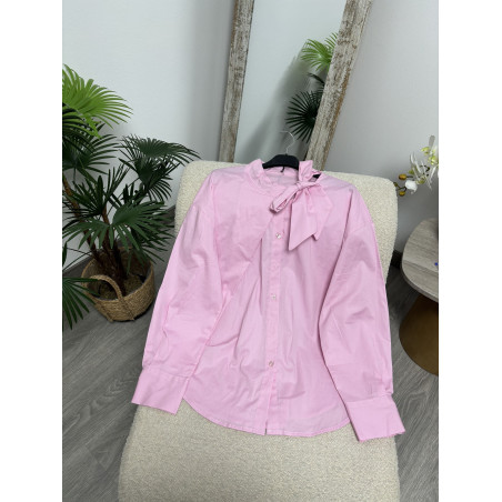 BLUSA POPELIN ROSA