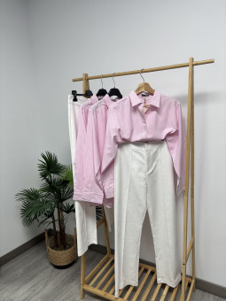 CAMISA OXFORD ROSA