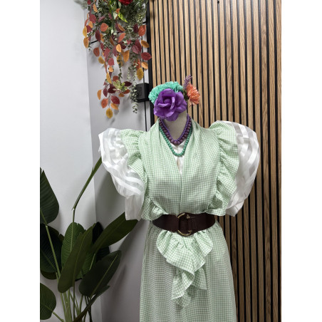 BLUSA BLANCA MANGAS VOLANTES