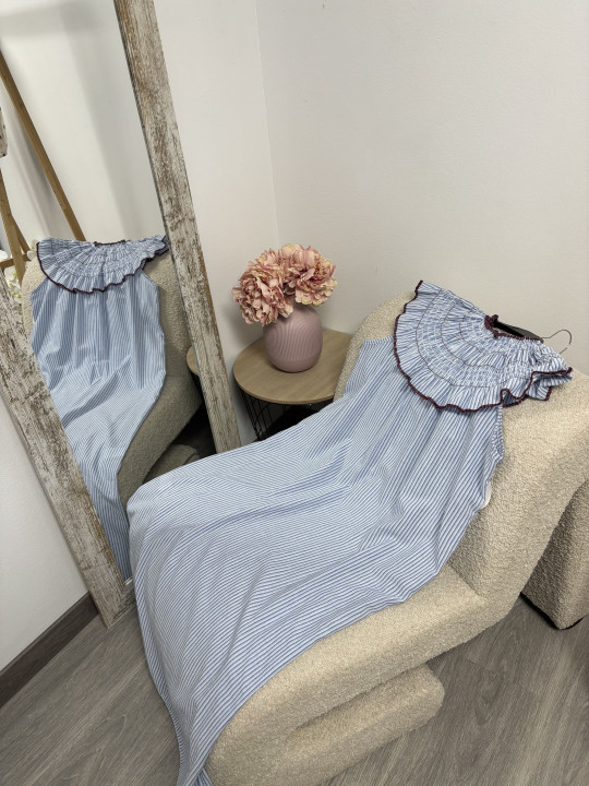 VESTIDO CELESTE
