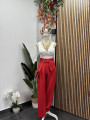 PANTALÓN ROJO LAZO XS