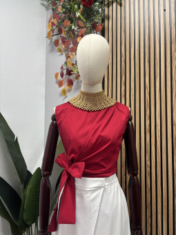 TOP ROJO LAZO