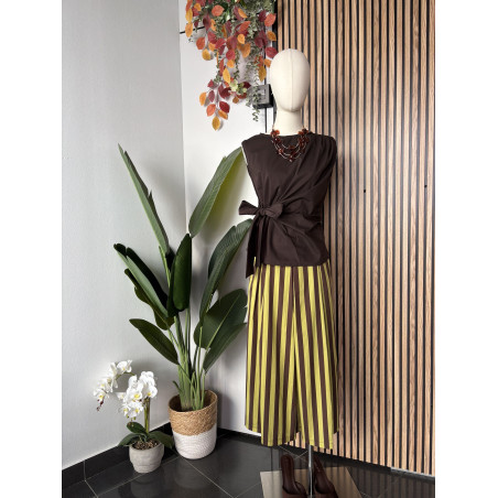 PANTALÓN CULOTTE RAYAS