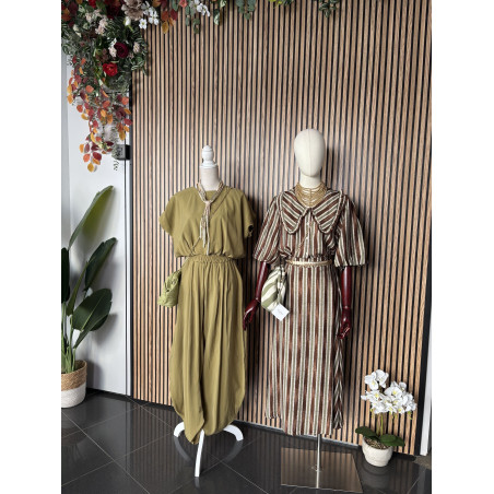 CONJUNTO DE FALDA RAYAS