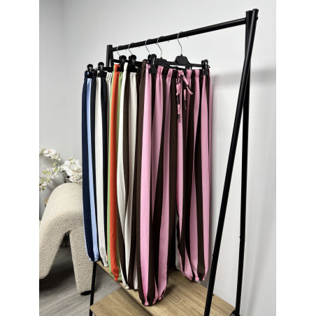 PANTALÓN BOMBACHO RAYAS