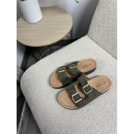 SANDALIAS VERDE