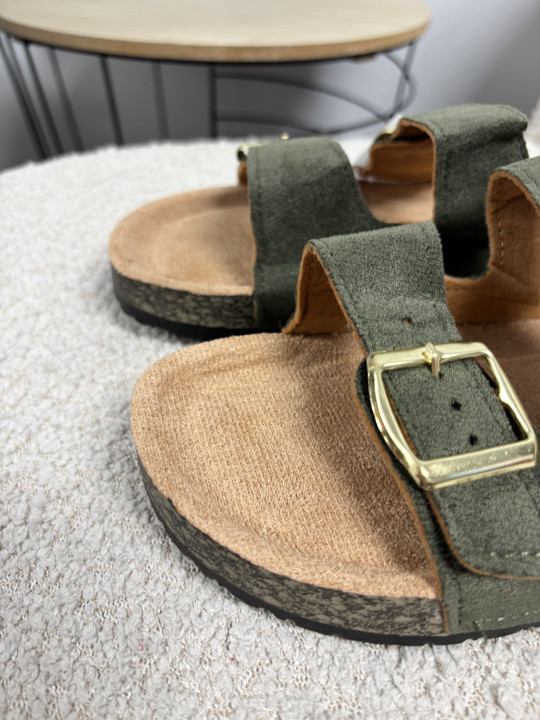 SANDALIAS VERDE