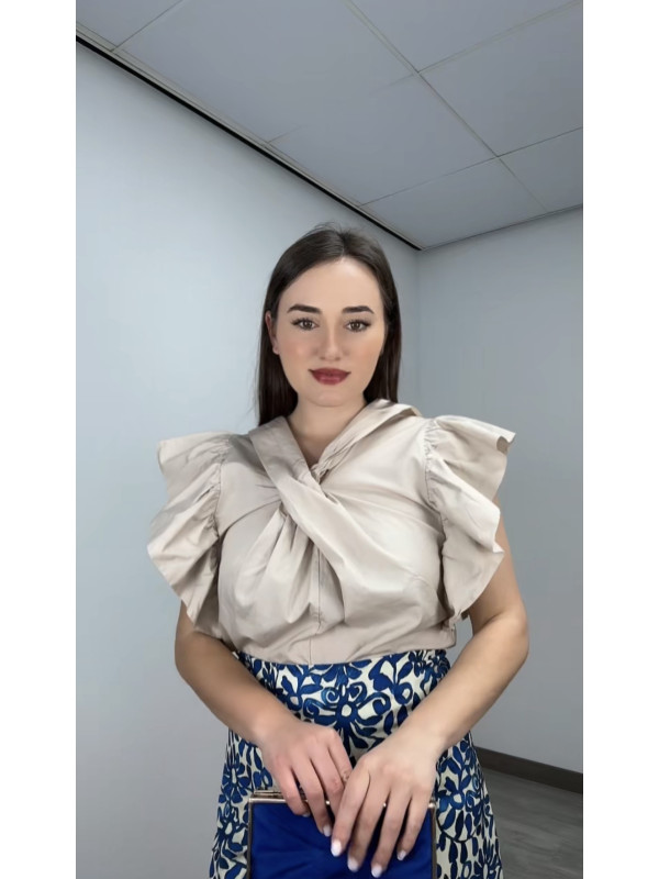 BLUSA BEYGE VERONA