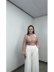 BLUSA ESTAMPADA ROSA