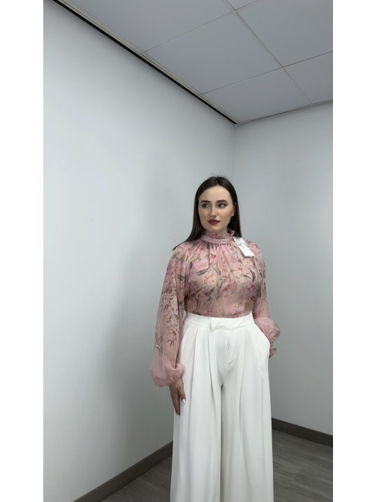 BLUSA ESTAMPADA ROSA