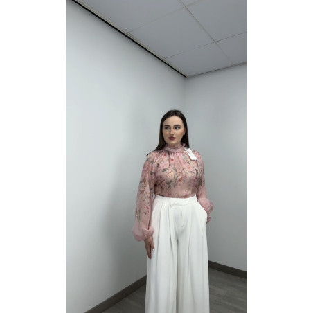 BLUSA ESTAMPADA ROSA