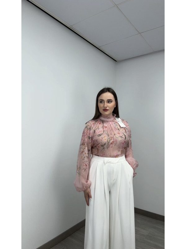 BLUSA ESTAMPADA ROSA
