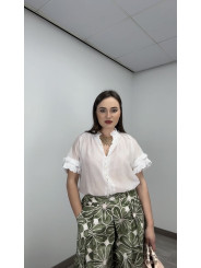 BLUSA GASA BLACA