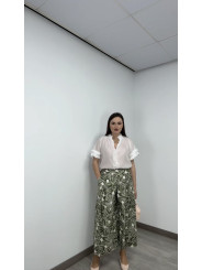 PANTALÓN CULOTTE VERDE
