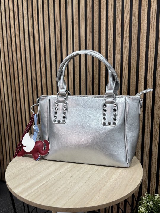 BOLSO PLATEADO