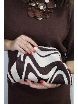 BOLSO ZEBRA MARRÓN