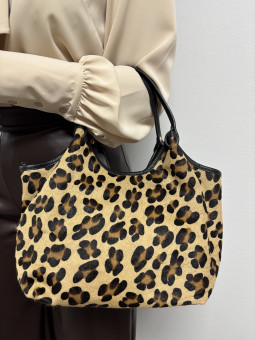 BOLSO PIEL LEOPARDO