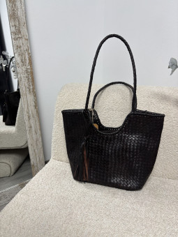 BOLSO TRENZADO PIEL