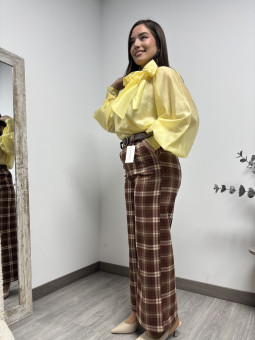BLUSA LAZADA AMARILLA