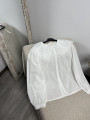 BLUSA BLANCA CUELLO BOBO
